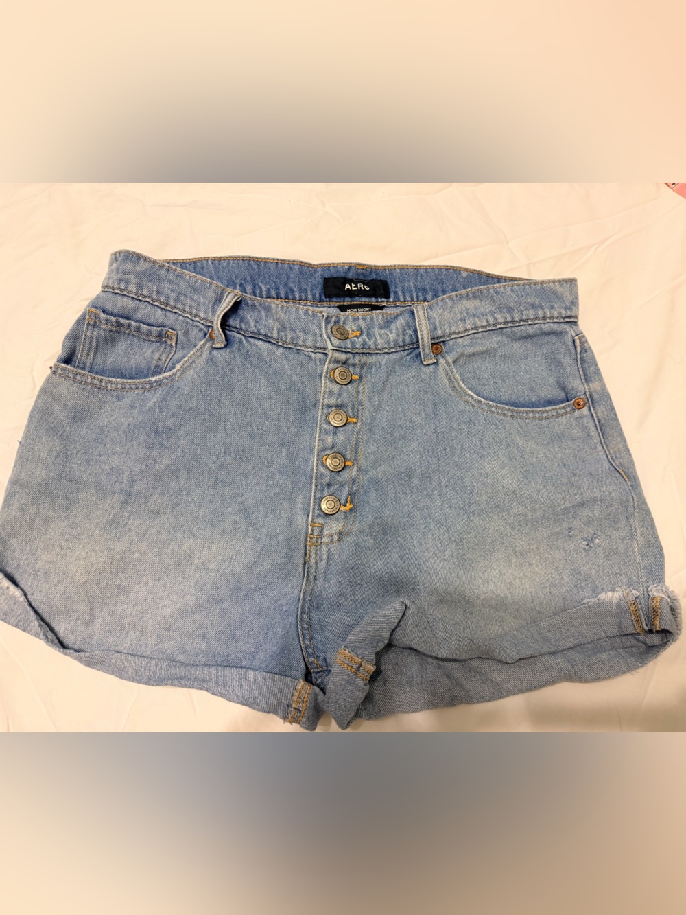 Aeropostale distressed denim shorts